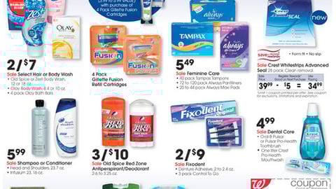 Walgreens P&G brandSaver Feature