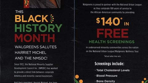 Walgreens 'Black History Month' Feature