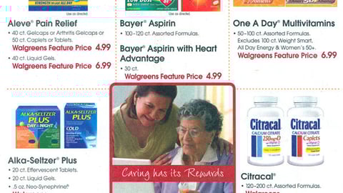 Bayer Walgreens Co-Equity FSI