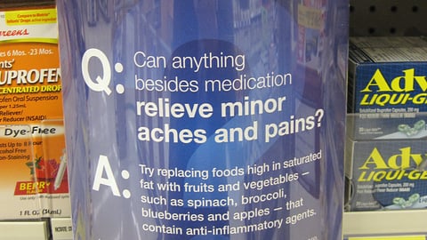 Walgreens 'Q&A' Shelf Sign
