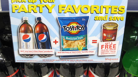 PepsiCo Walgreens Incentive Shelf Sign