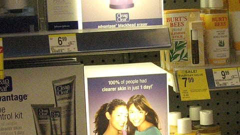 Walgreens Clean & Clear, Clearasil Light Boxes