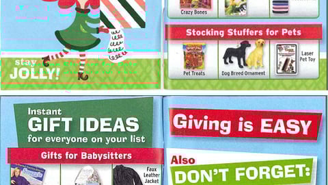Walgreens 'Gift Finder' Coupon Book Feature