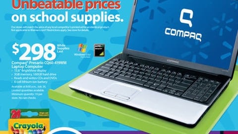 Walmart Back-to-School Circular Cover