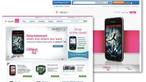 T-Mobile Walmart.com Page