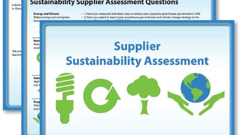 Walmart "Supplier Sustainability Assessment" Pages