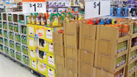 Walmart Beverage Cut Cases