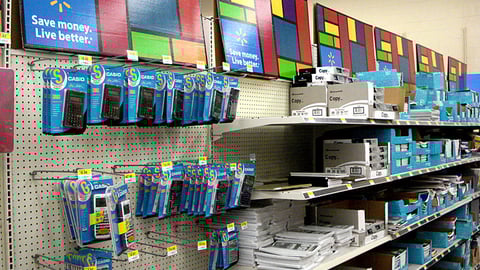 Walmart Back-to-School In-Line Merchandising
