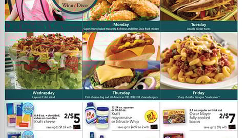 Winn-Dixie Kraft '5 School Night Ideas' Feature