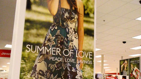 Target 'Summer of Love' Apparel Fixture
