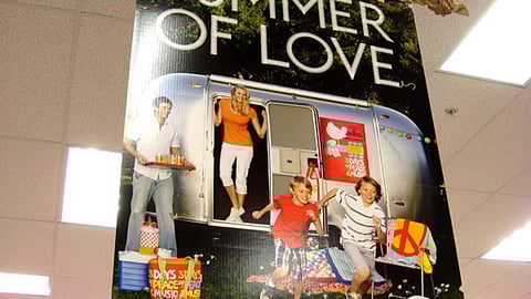 Target 'Summer of Love' Ceiling Sign