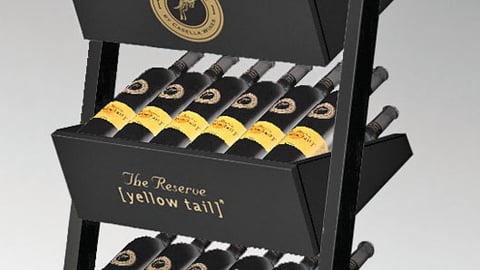Yellow Tail Reserve Rack