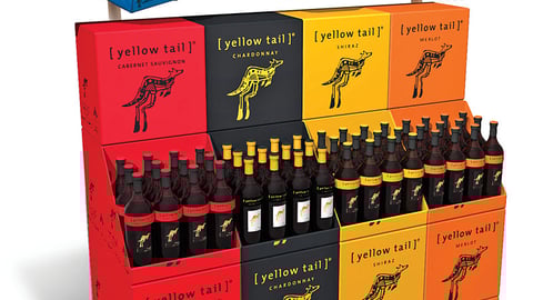 Yellow Tail Umbrella Case Stacker