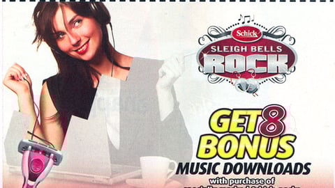 Schick 'Sleigh Bells Rock' FSI