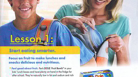 Dole Back-to-School 'All You' Ad  