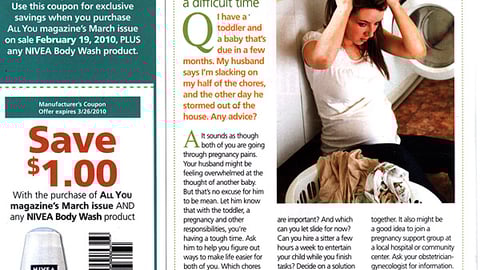 Nivea All You Cross-Promotional Ad