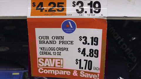 A&P Compare & Save Shelf Tag