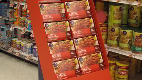 A&P America's Choice Bacon Shipper