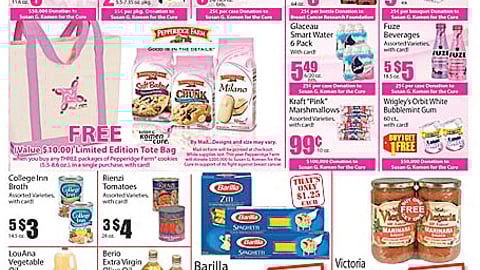 A&P General Mills Pink Circular Feature