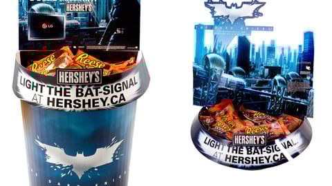 Hershey's "Dark Night" Launch Displays