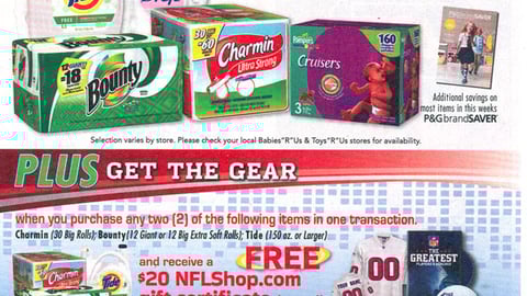 Procter & Gamble Toys "R" Us 'brandSaver' FSI