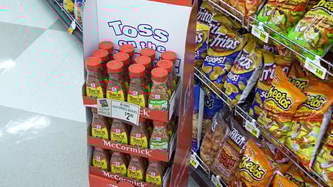 McCormick Salad Toppings Floorstand