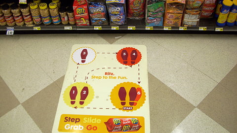 Ritz 'Step to the Fun' Floor Cling
