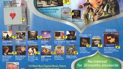 Best Buy 'New Music Releases' Feature