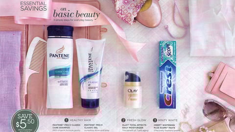 P&G brandSaver 'Basic Beauty' FSI