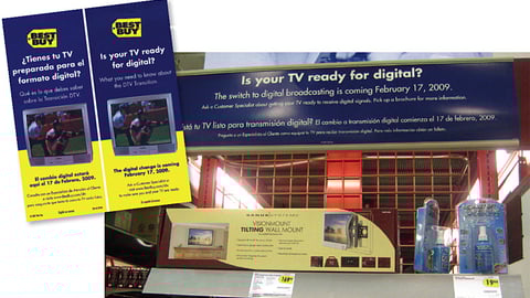 Best Buy HD Changeover Display