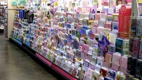 BJ's Greeting Card Aisle