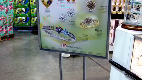 BJ's Mother's Day Jewelry Stanchion