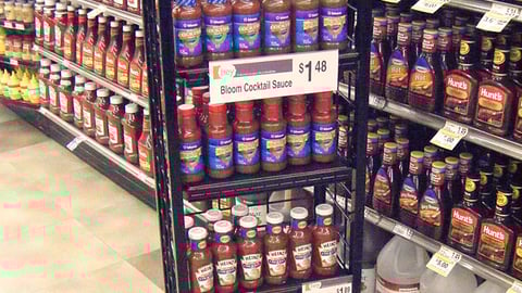 Bloom Cocktail Sauce Floorstand