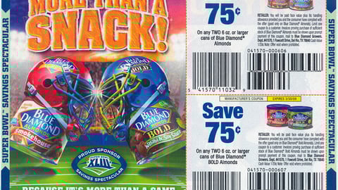 Blue Diamond Super Bowl FSI