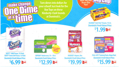 Kimberly-Clark Dominick's 'Box Tops' FSI