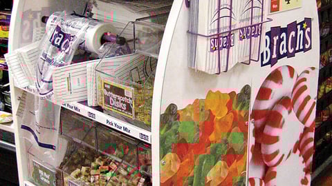 Brach's Wheeled Floor Display