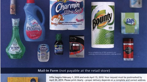 P&G 'Year of Savings' FSI