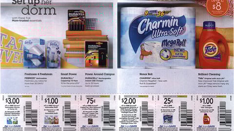 P&G 'Set Up Her Dorm' FSI