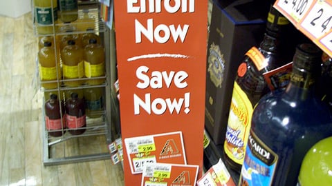 Fry's 'D-Backs Rewards' Aisle Violator