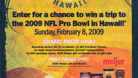 Campbell's Meijer NFL Sweeps FSI