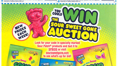 Sour Patch 'Sour Sweet Gone Auction' FSI 