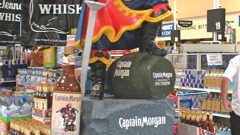 Captain Morgan Case Stacker
