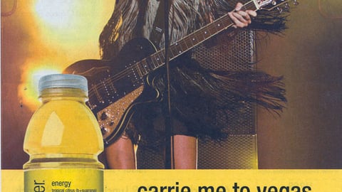 Vitaminwater Walgreens 'Carrie Me to Vegas' FSI