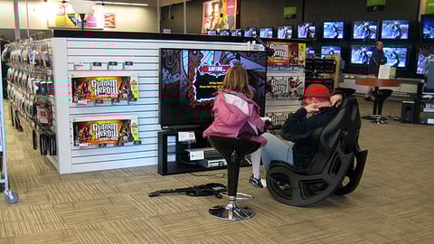 Circuit City 'Guitar Hero III' Demo Station