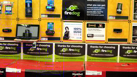 Circuit City Satellite Radio Wall