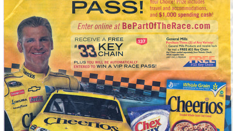 Rite Aid General Mills 'Race Pass' Feature