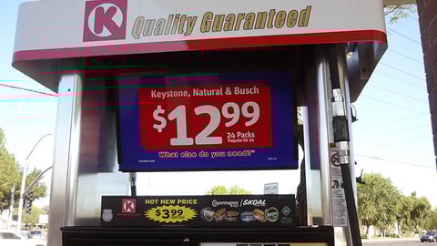 Circle K Gas Pump Sign