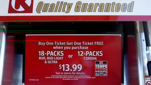 Circle K 'Tempe Music Festival' Pump Topper