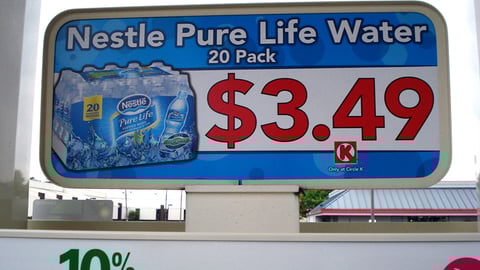 Circle K Nestle Pure Life Pump Topper