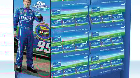 Claritin Carl Edwards Sweeps Pallet